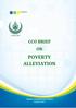 OIC/COMCEC-FC/32-16/D(5) POVERTY CCO BRIEF ON POVERTY ALLEVIATION