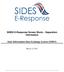 SIDES E-Response Screen Shots Separation Information. State Information Data Exchange System (SIDES)
