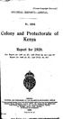 Colony and Protectorate of Kenya