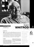 RAY WHITROD. This program is an episode of Australian Biography (Series 8) produced by the National AUSTRALIAN BIOGRAPHY