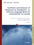 Synthesis and Analysis of Research on Immigrants to Official Language Minority Communities in Canada