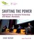 SHIFTING THE POWER. Opportunities for Innovative Partnerships with Women s Movements