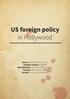 US foreign policy in Hollywood