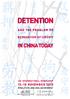 Detention and the Problem of Deprivation of Liberty in China Today