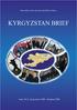 CONTENTS ABOUT IPP. Institute for Public Policy 42/1 Isanov kochosu Bishkek Kyrgyzstan