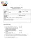 SUBARU PALM CHALLENGE 2014 Application & Indemnity Form