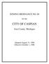 ZONING ORDINANCE NO. 68. for the CITY OF CASPIAN. Iron County, Michigan