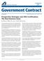 Government Contract. Prospective Damages and CDA Certification: The Real Daewoo Issue. By Jeffrey A. Belkin, Esq., and J. Andrew Howard, Esq.