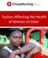 Factors Affecting the Health of Women of Color