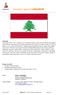 Country report LEBANON