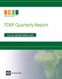 TDRP Quarterly Report