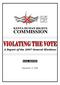 A Report of the 2007 General Elections FINAL REPORT