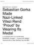 Sebastian Gorka Made Nazi-Linked Vitezi Rend Proud by Wearing Its Medal