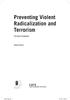 Preventing Violent Radicalization and Terrorism