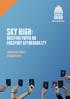 Sky High: Briefing paper on passport affordability