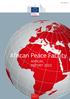 ISSN African Peace Facility ANNUAL REPORT International Cooperation and Development