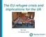 The EU refugee crisis and implications for the UK. Pip Tyler 27 February 2016