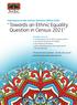 Submission to the Central Statistics Office (CSO) Towards an Ethnic Equality Question in Census 2021