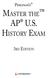 Peterson s. Master the. History Exam. 3rd Edition