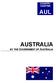 COUNTRY CHAPTER AUL AUSTRALIA BY THE GOVERNMENT OF AUSTRALIA