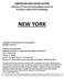 AMERICAN BAR ASSOCIATION Directory of Law Governing Appointment of Counsel in State Civil Proceedings NEW YORK