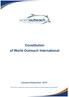 Constitution of World Outreach International