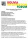 Bolivia Information Forum Bulletin No. 4, November 2006