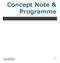 Concept Note & Programme
