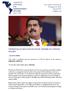 VENEZUELA S MAY 20 ELECTIONS: WHERE DO THINGS STAND?