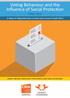 Voting Behaviour and the Influence of Social Protection JUNE 2014