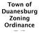 Town of Duanesburg Zoning Ordinance. Adopted 12/13/001
