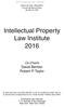 Intellectual Property Law Institute 2016