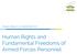 Bruges, Belgium 22 September Human Rights and Fundamental Freedoms of Armed Forces Personnel