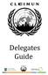CONTENTS. 1. Outline Structure of the way CLEIMUN works Page A Delegate s Guide to the Model United Nations programme Page 5