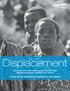 Displacement. How can the international community help displaced people rebuild their lives? Focus on the Democratic Republic of the Congo