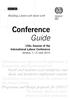 Building a future with decent work Conference Guide 104th Session of the International Labour Conference Geneva, 1 13 June 2015