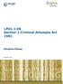 LPG Section 1 Criminal Attempts Act 1981