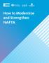 How to Modernize and Strengthen NAFTA