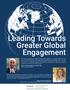 Leading Towards Greater Global Engagement
