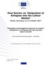 Peer Review on Integration of Refugees into the Labour Market