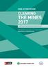 THE MINES 2017 CLEARING MINE ACTION REVIEW THIS REPORT IS AVAILABLE FOR DOWNLOAD AT