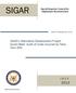 SIGAR. USAID s Alternative Development Project South/West: Audit of Costs Incurred by Tetra Tech ARD JULY