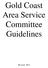 Gold Coast Area Service Committee Guidelines