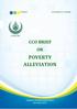 OIC/COMCEC/32-16/D(39) CCO BRIEF ON POVERTY ALLEVIATION