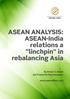 ASEAN ANALYSIS: ASEAN-India relations a linchpin in rebalancing Asia