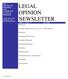 LEGAL OPINION NEWSLETTER Volume 4 Number 2 March 2005