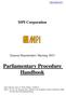 Parliamentary Procedure Handbook. MPI Corporation. General Shareholders' Meeting 2015