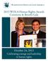 2013 WOLA Human Rights Awards Ceremony & Benefit Gala