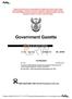 Government Gazette REPUBLIC OF SOUTH AFRICA. Vol. 561 Cape Town 28 March 2012 No