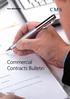 Commercial Contracts Bulletin